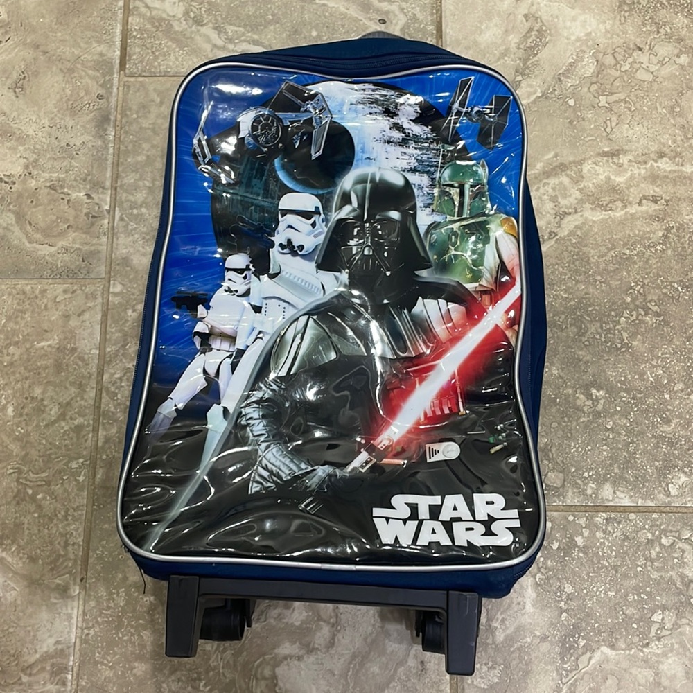 Darth Vader Star Wars 18” Case Rolling‎ Carry-On Bag Travel Luggage